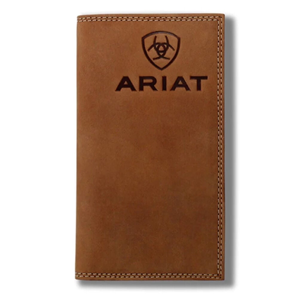 image of Men's Leather Embossed Rodeo Bi-Fold Wallet