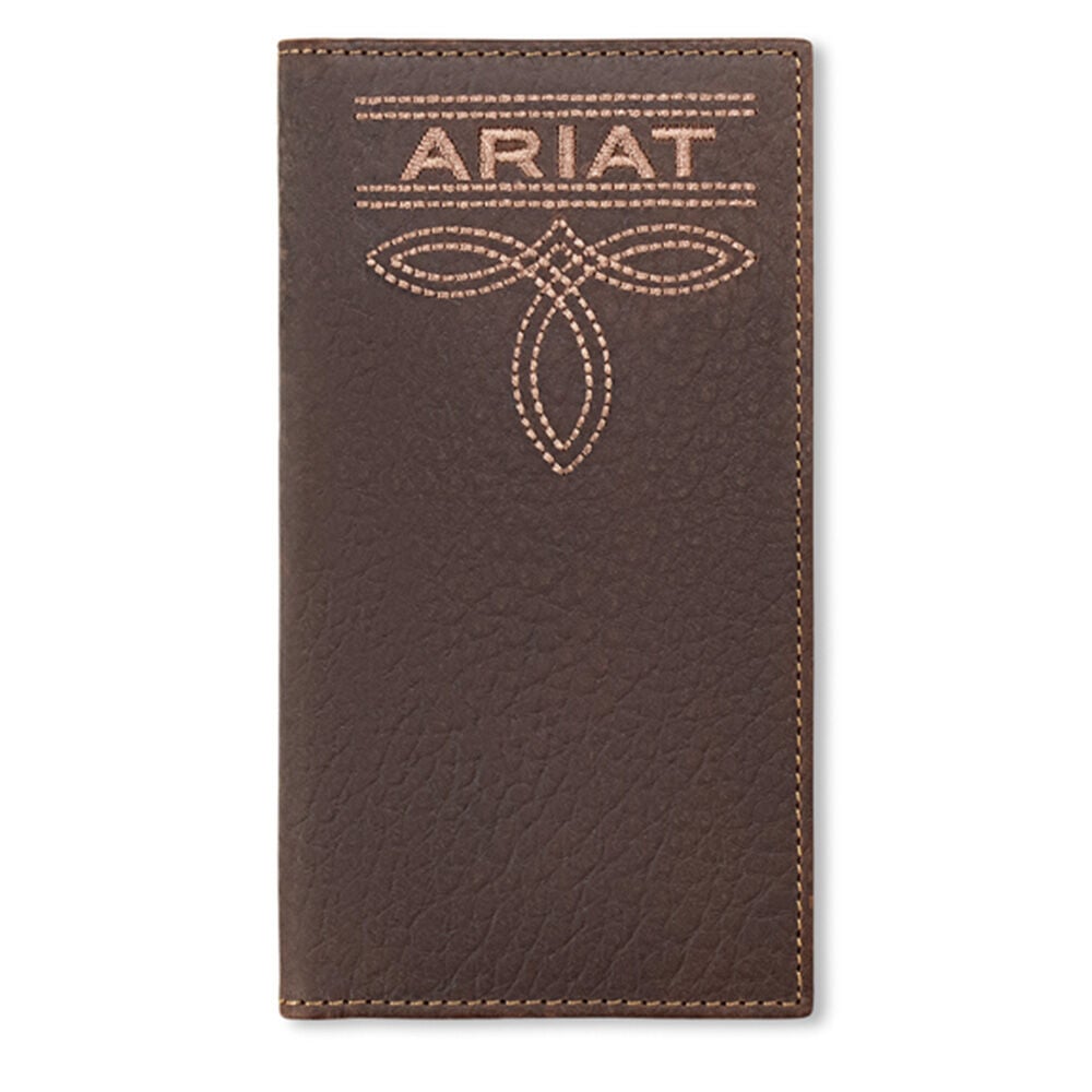 image of Men's Leather Toe Bug Stitch Rodeo Bi-Fold Wallet