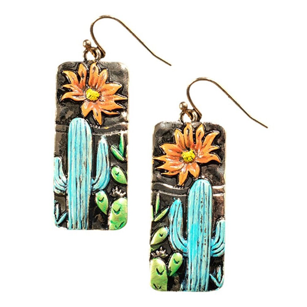 image of Women's Cactus Flower Earrings