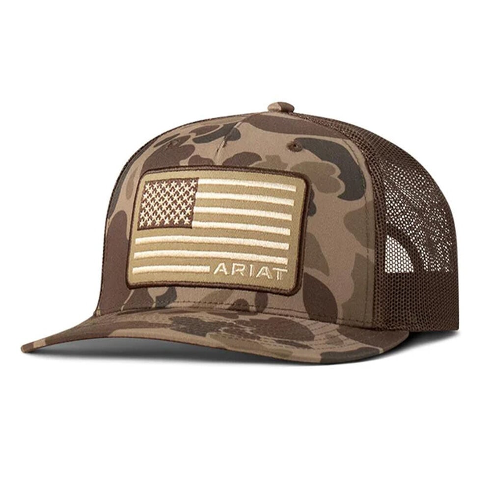 image of Men's Camo American Flag Cap
