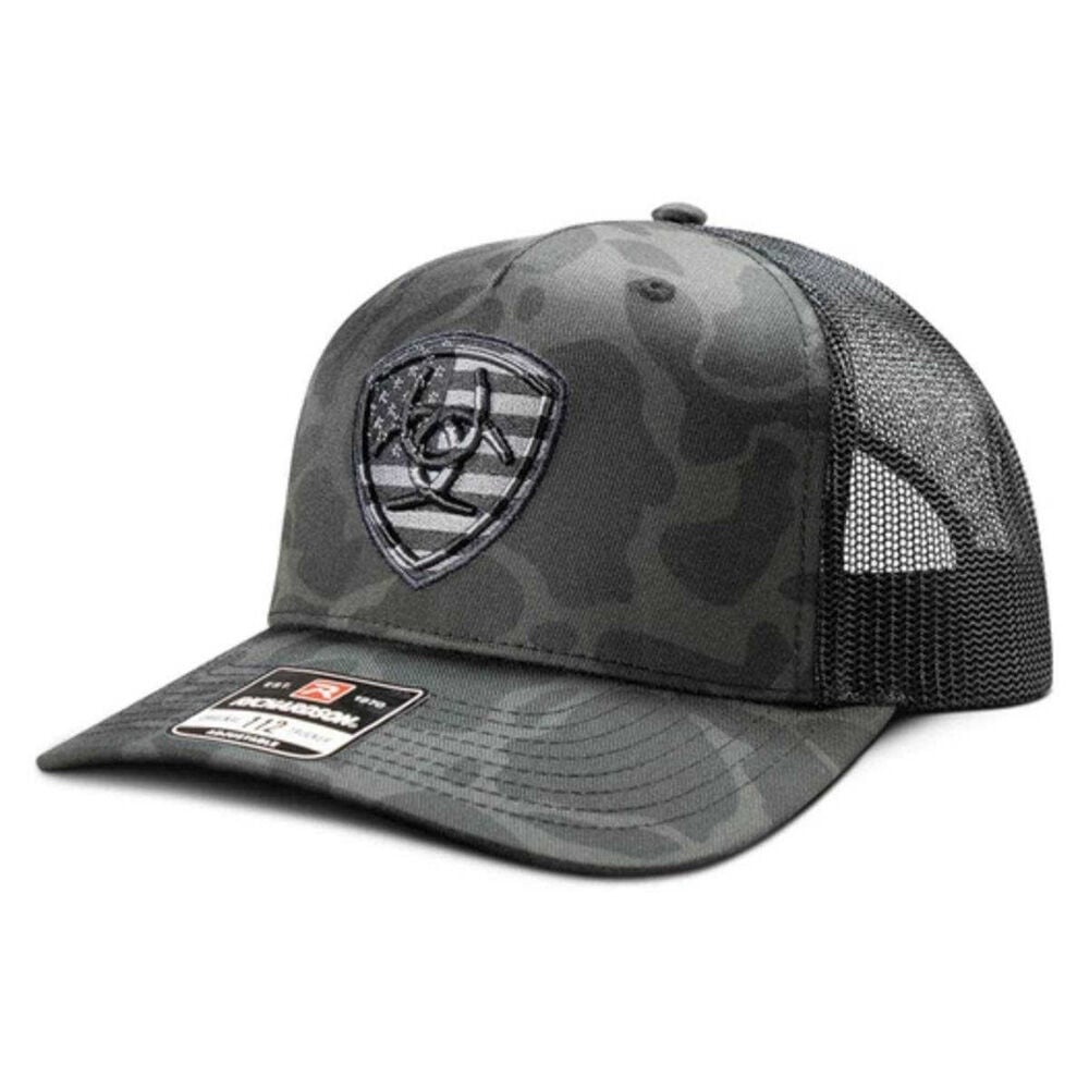 image of Men's Camo Shield Embroidered Cap