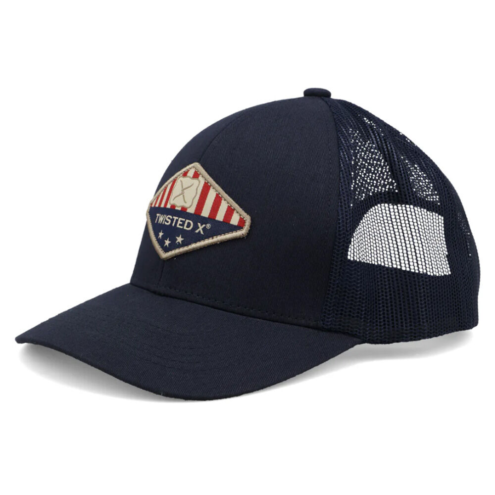 image of Men's Patriotic Patch Snapback Cap
