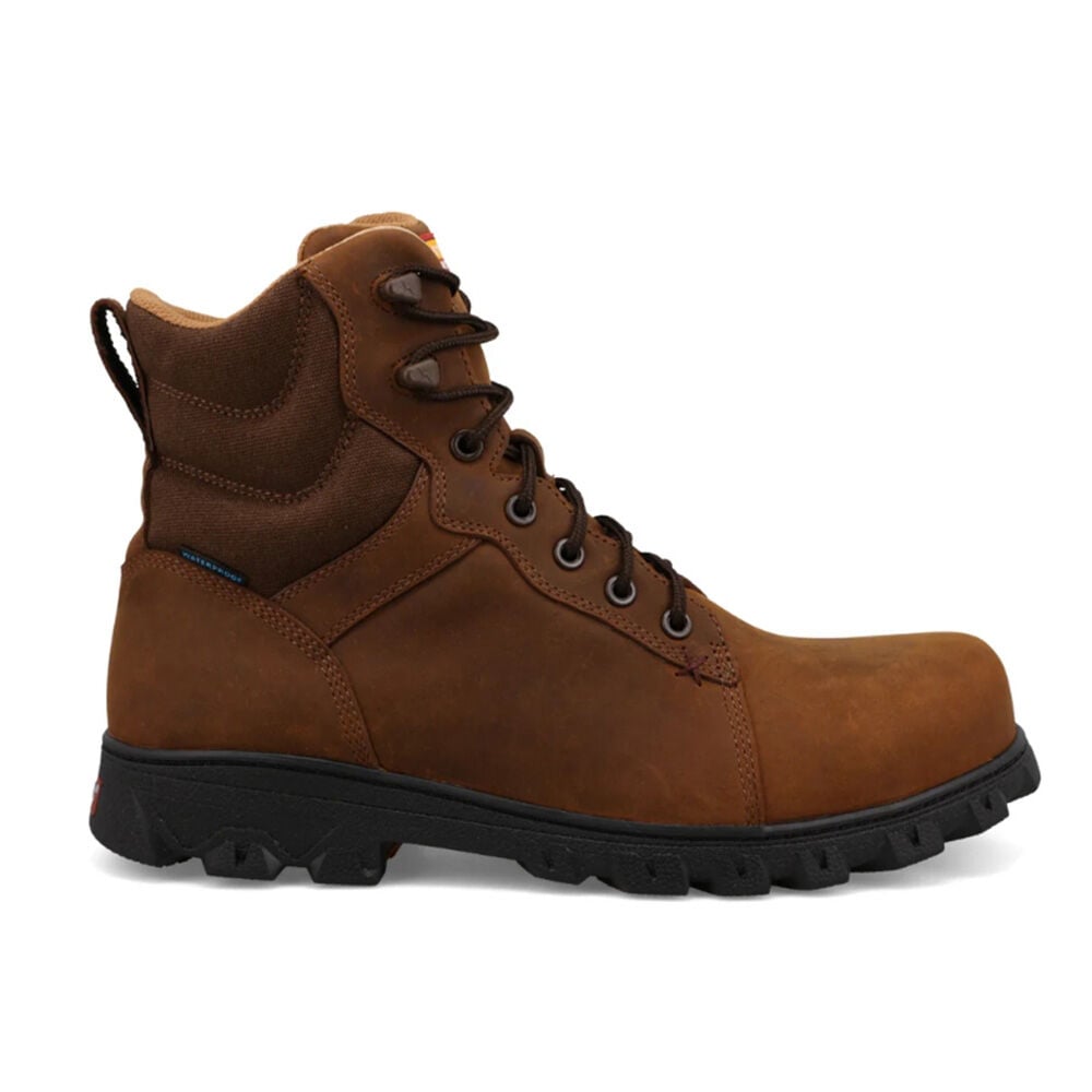 image of Men's 6 in Work Boot- Rustic Brown