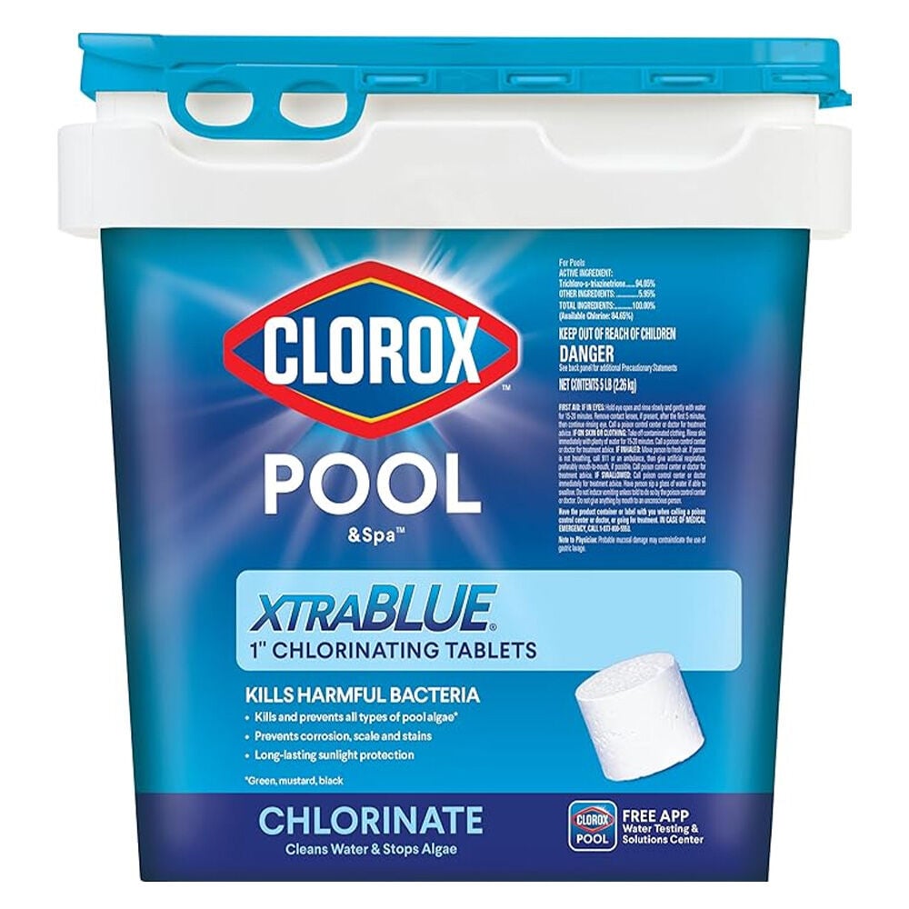 image of Swimming Pool Chlorinating Tablets- XTRABLUE , 5 lb