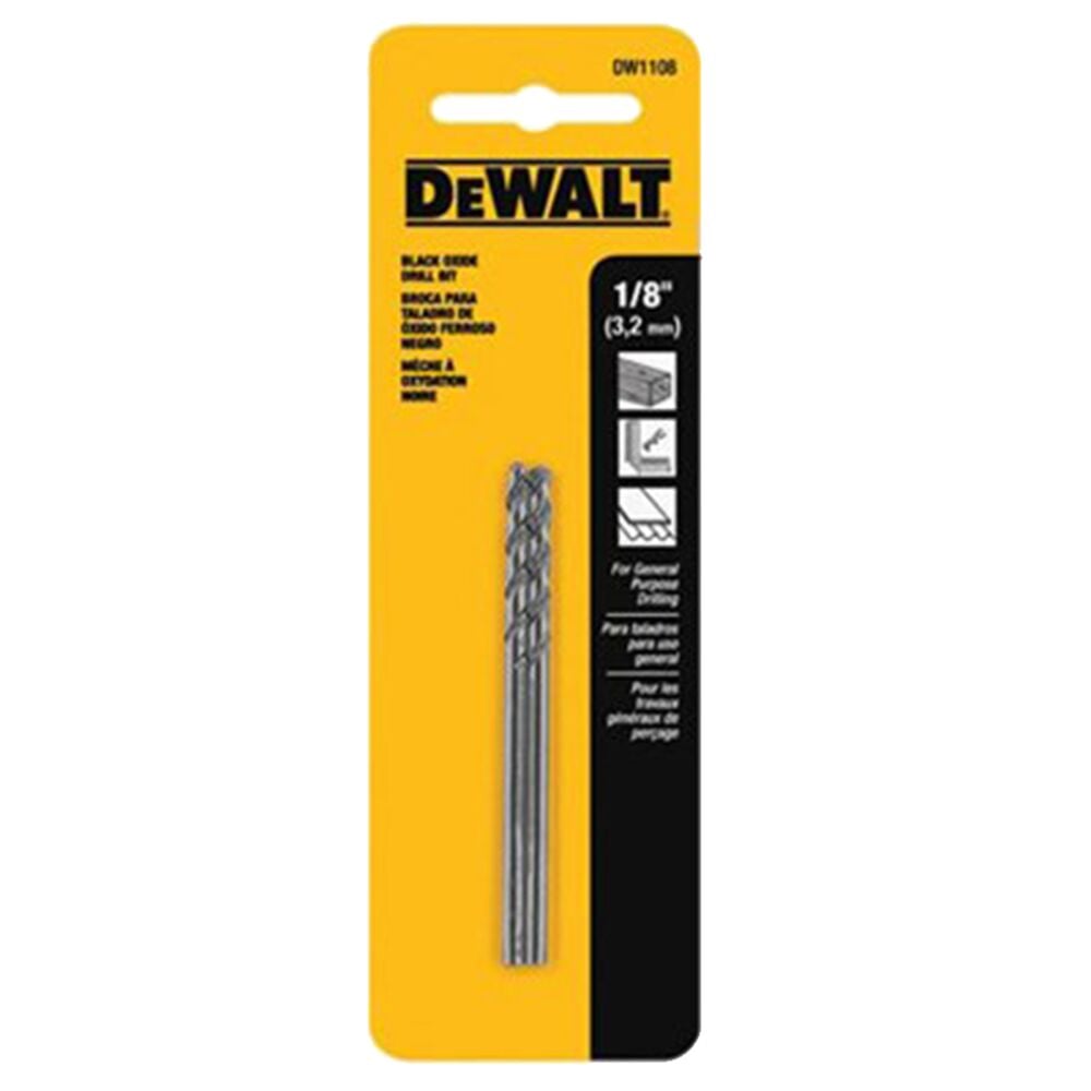image of Black Oxide Drill Bit, 1/18 in, 2 Pack