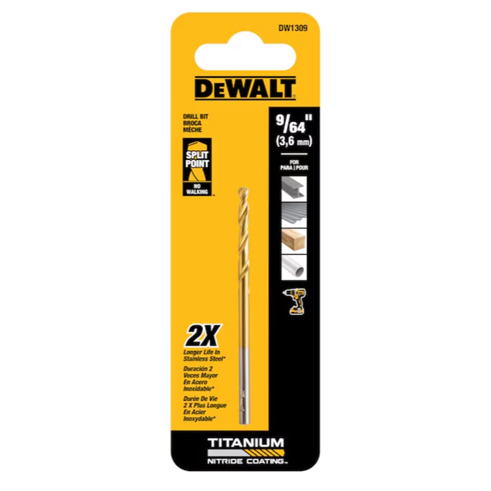 image of 9/64 in Titanium Twist Drill Bit