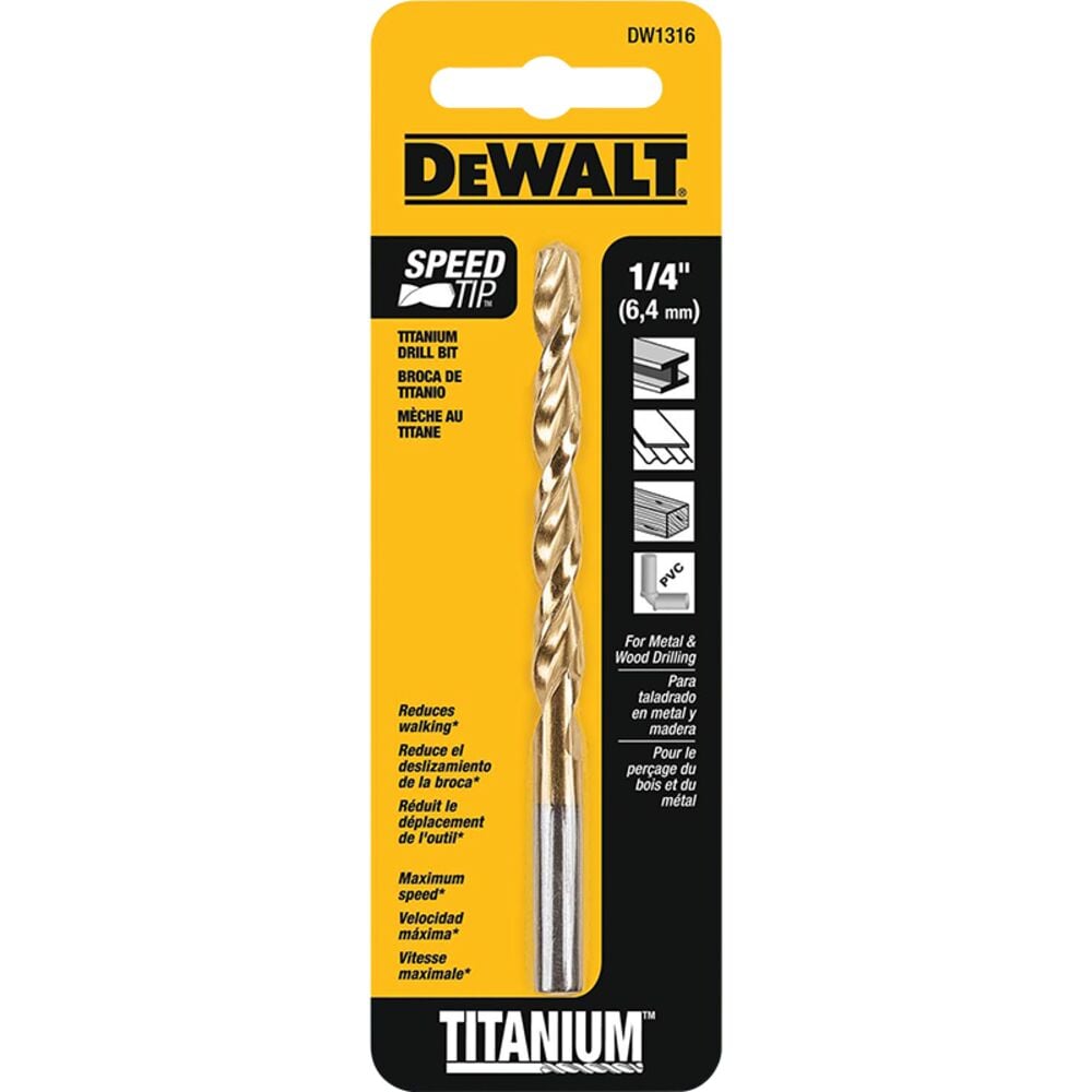 image of Titan Split Point Drill Bit, 1/4 in