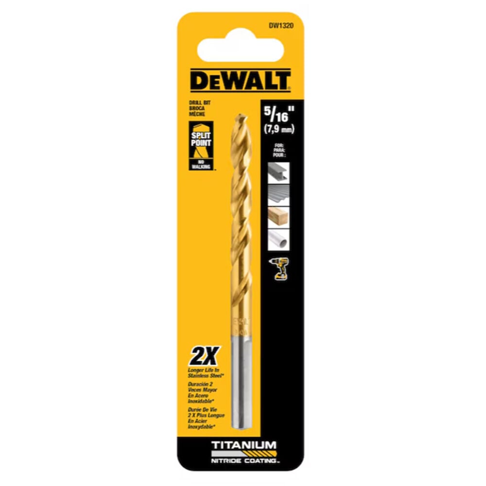 image of 5/16 in Titanium Twist Drill Bit