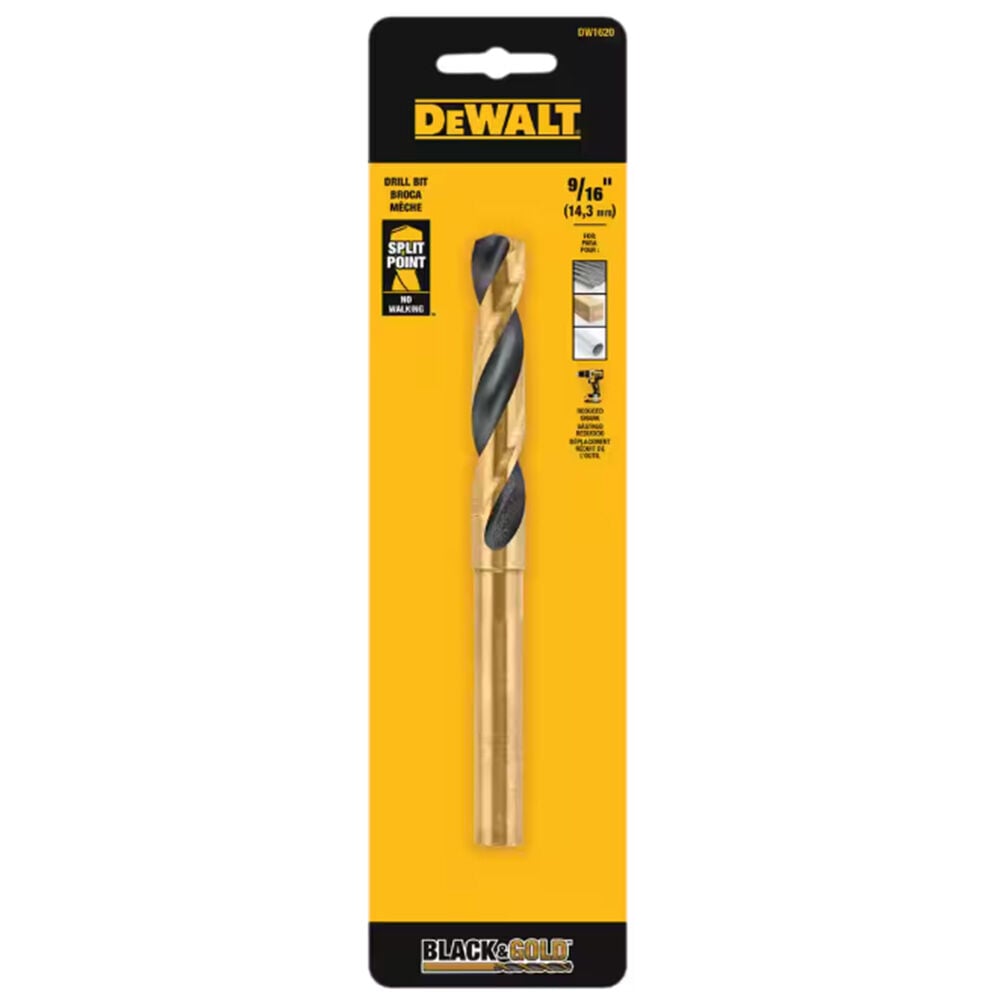 image of 9/16 in Black and Gold Drill Bit