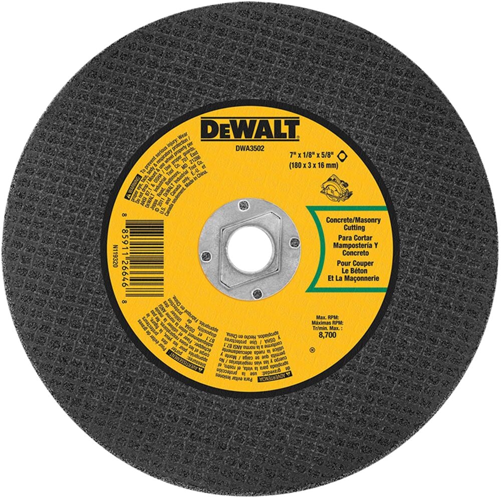 image of Masonry Abrasive Blade, 7 in