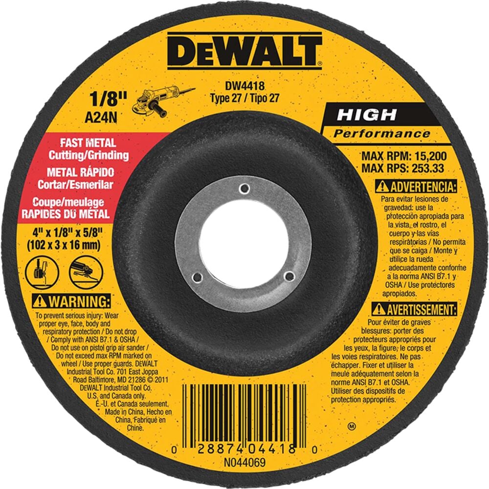 image of Metal Cutting Wheel, 4 in