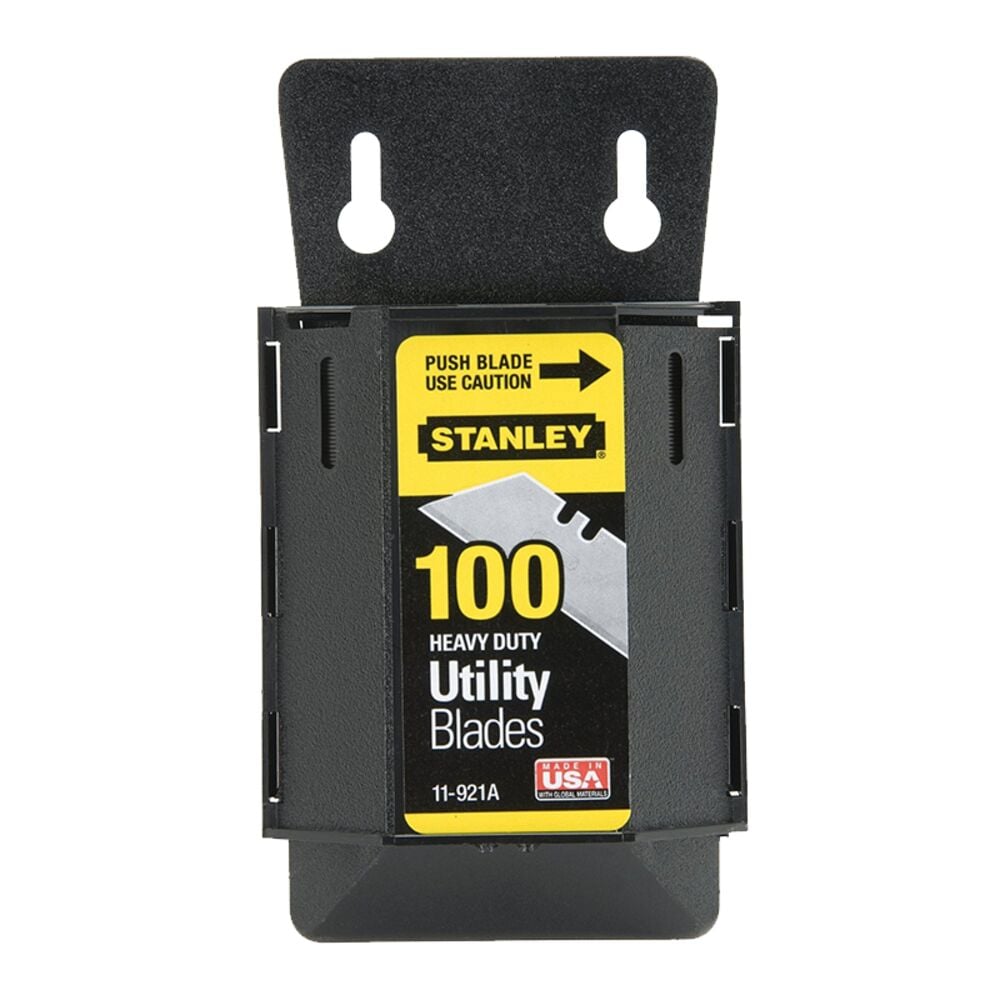 image of Utility Blades with Dispenser, 100 pack