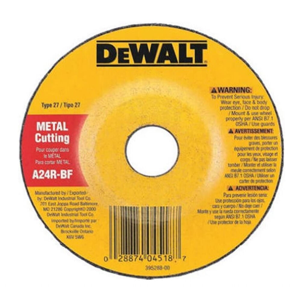 image of 4 1/2 in x 1/8 in x 7/8 in General Purpose Metal Cutting Wheel
