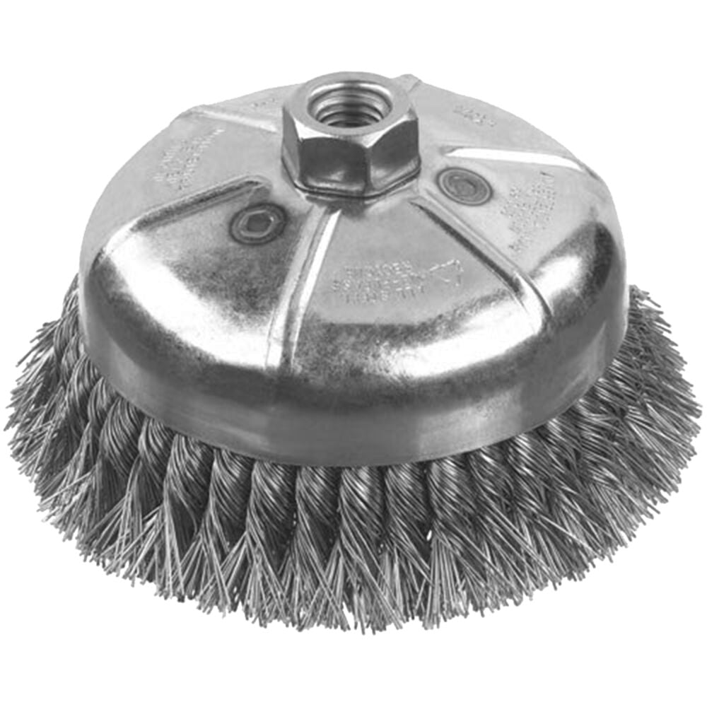 image of Carbon Knot Wire Cup Brush, 4 in