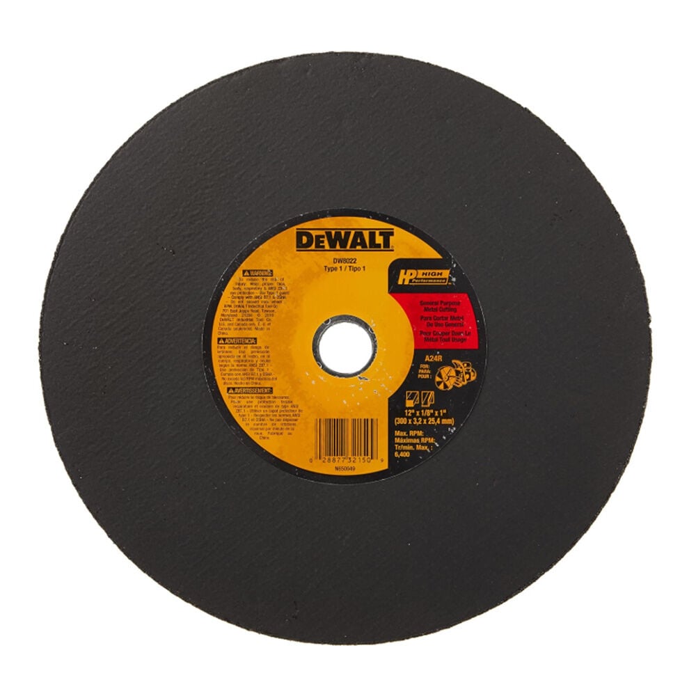 image of 12 in x 1/8 in x 1 in Metal Cutting Wheel