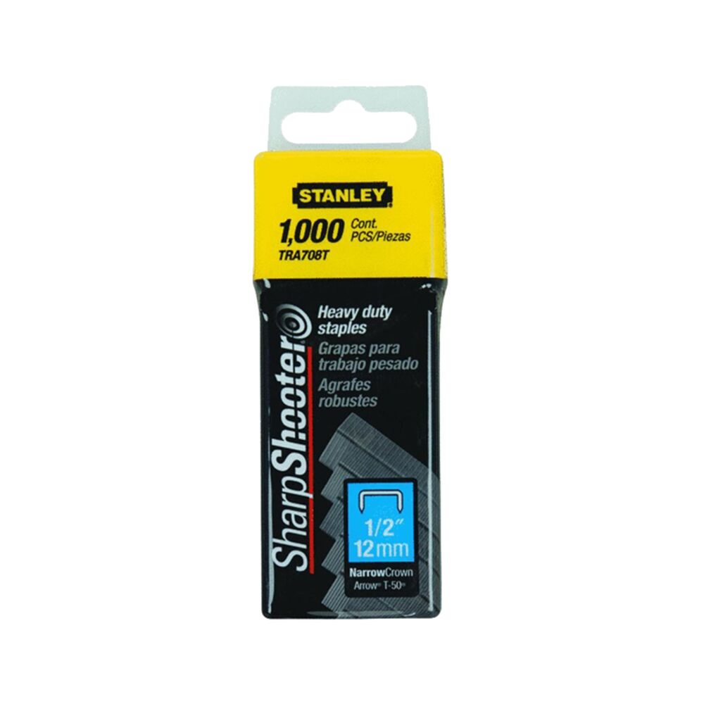 image of Heavy Duty Staples, 1/2 in, 1000 count