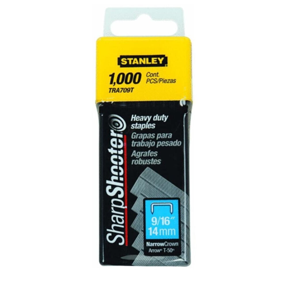 image of 9/16 in Heavy-Duty Sharpshooter Staples- 1000 pc