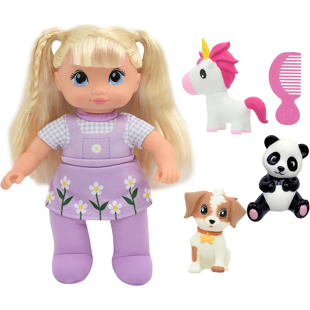 image of Little Sweeties Pet Parade Caucasian Doll Set