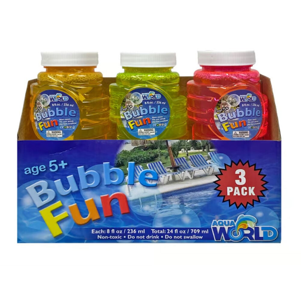 image of Toy Bubbles- Bubble Fun, 8 oz, 3 pk