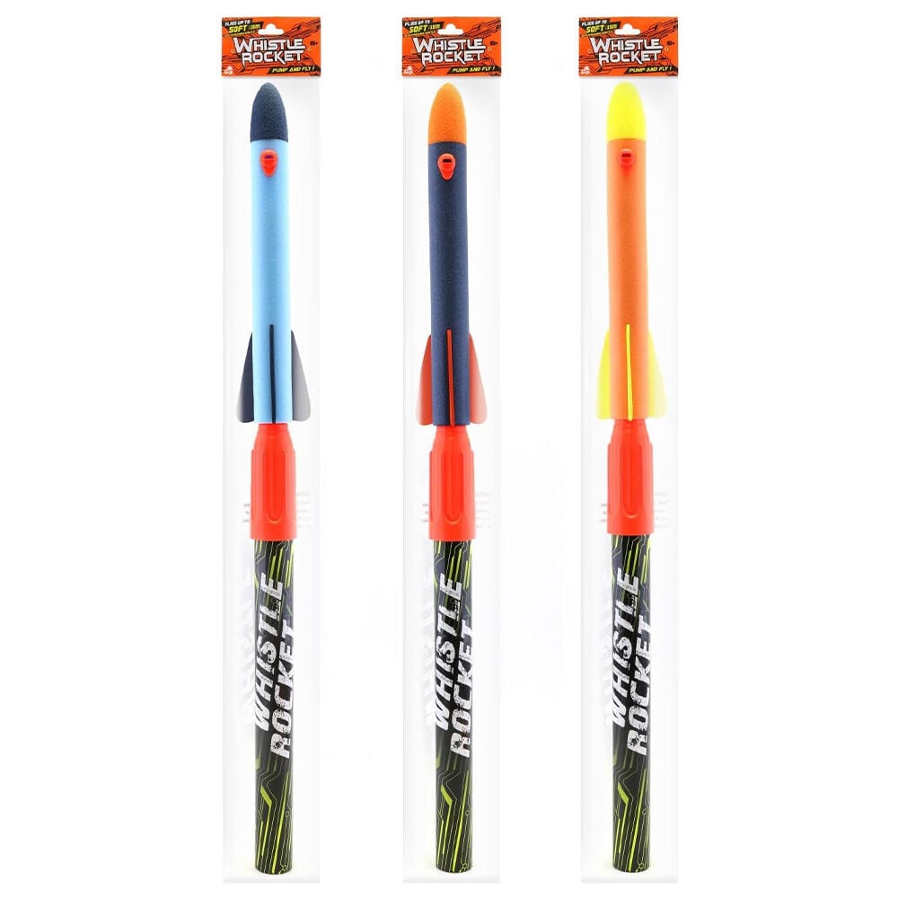 image of Lanard Whistle Rocket Foam Flys- Assorted, Style May Vary
