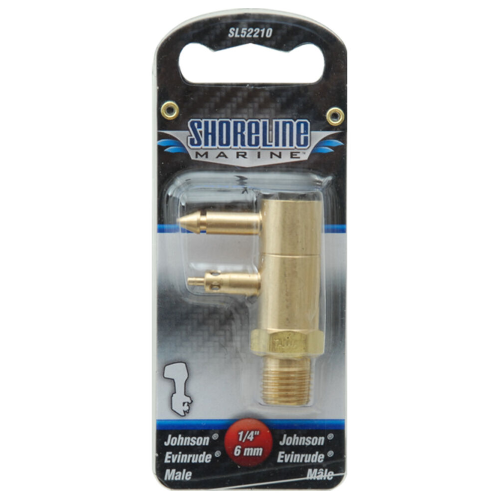 image of 1/4-in MPT Johnson/Evinrude Male Fuel Connector