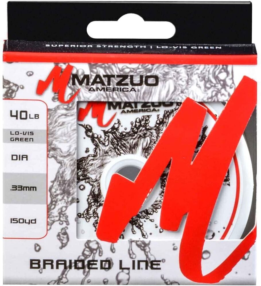 image of 40-lb Green Braided Fishing Line, 150 yards