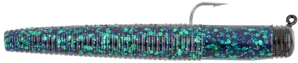 image of Ned Rig Fishing Lure, Black/Blue, 1/16 oz, 5 ct