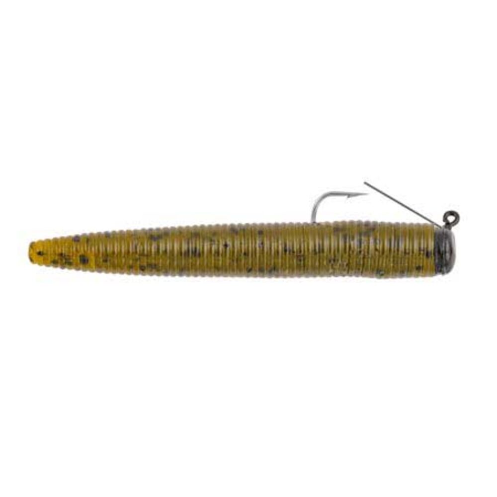 image of Ned Rig Fishing Lure, Green Pumpkin, 1/8 oz, 5 ct