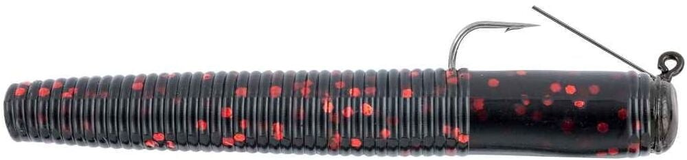 image of Black/Red Weedless Ned Rig Fishing Lure, 1/16 oz, 4 pk