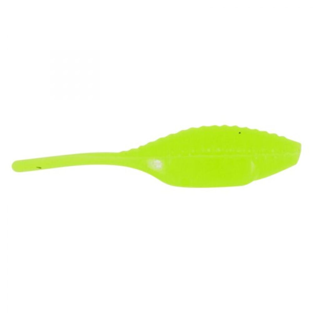 image of Tiny Shad Soft Fishing Lure, 1.5 in, Limetreuse, 15 ct