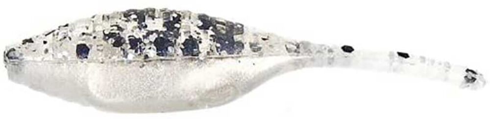 image of Salt & Pepper Silver 1.5 in Tiny Shad Fishing Lure, 15 pk