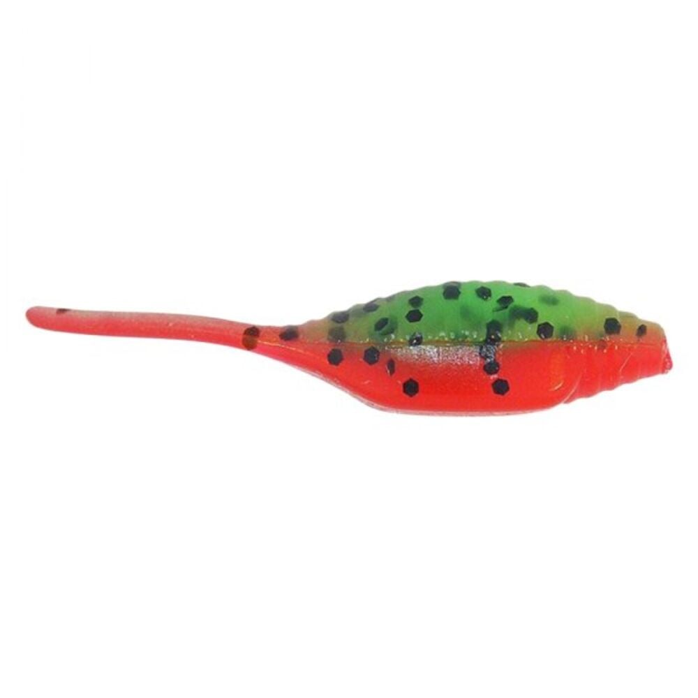 image of Tiny Shad Soft Fishing Lure, 1.5 in, Tomato Seed, 15 ct