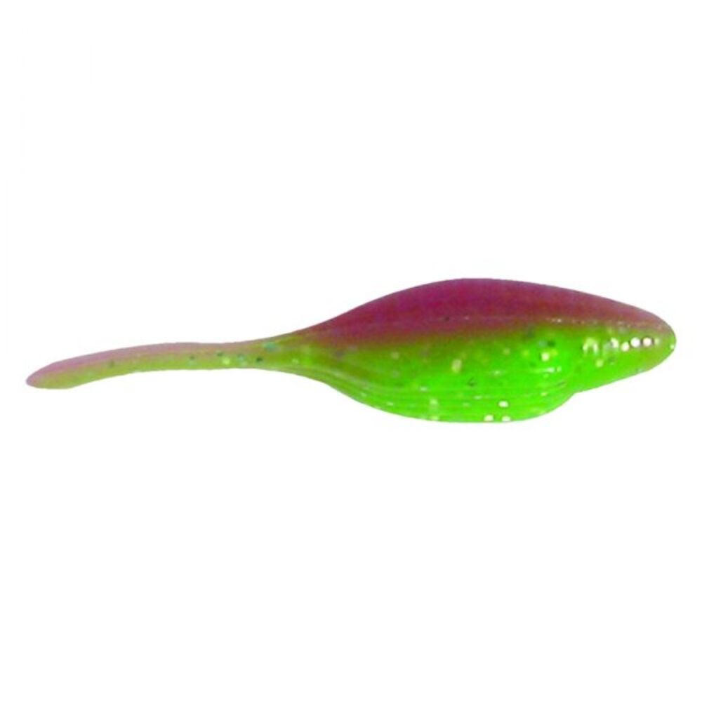 image of Tiny Shad Soft Fishing Lure, 1.5 in, Electric Chicken, 15 ct