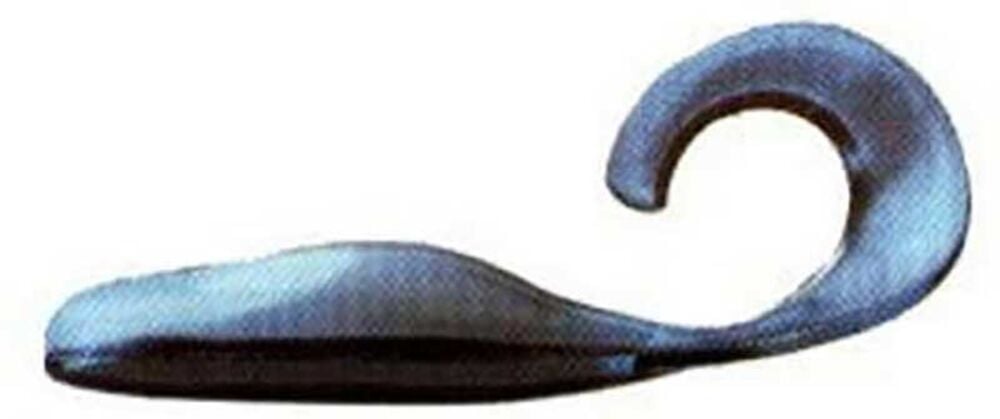 image of Black Shad 2 in Curly Shad Fishing Lure, 10 pk