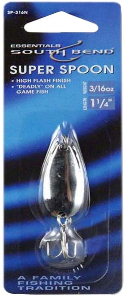 image of Super Spoon Nickel Fishing Lure, 1/2 oz