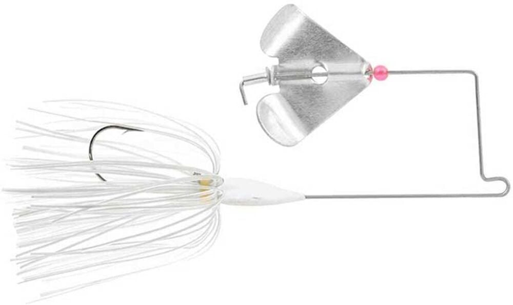 image of Blaze White Buzzbait Fishing Lure, 1/4 oz