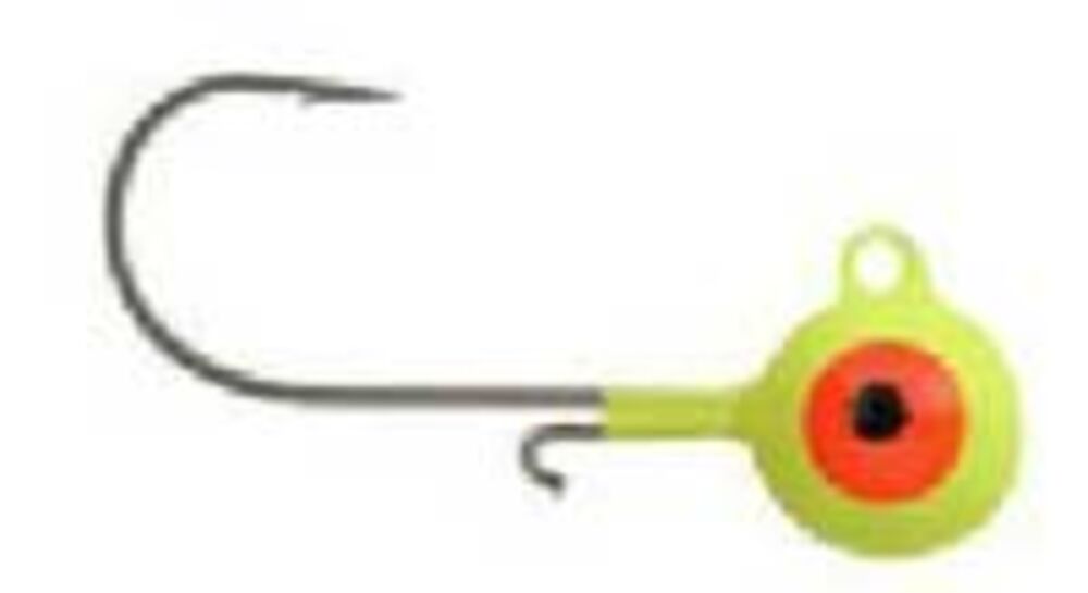 image of Chartreuse Round Head Jig, 1/16 oz