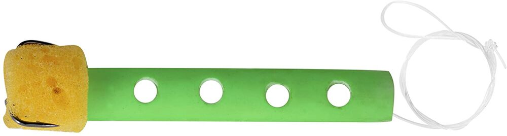 image of Mudville Treble Hook Dip Tube with Sponge, Glow, 2 pk