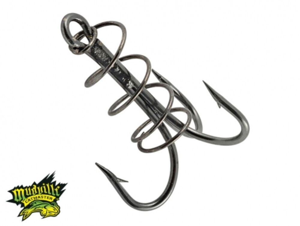 image of Mudville Dough Bait Treble Hook, #4, 3 pk
