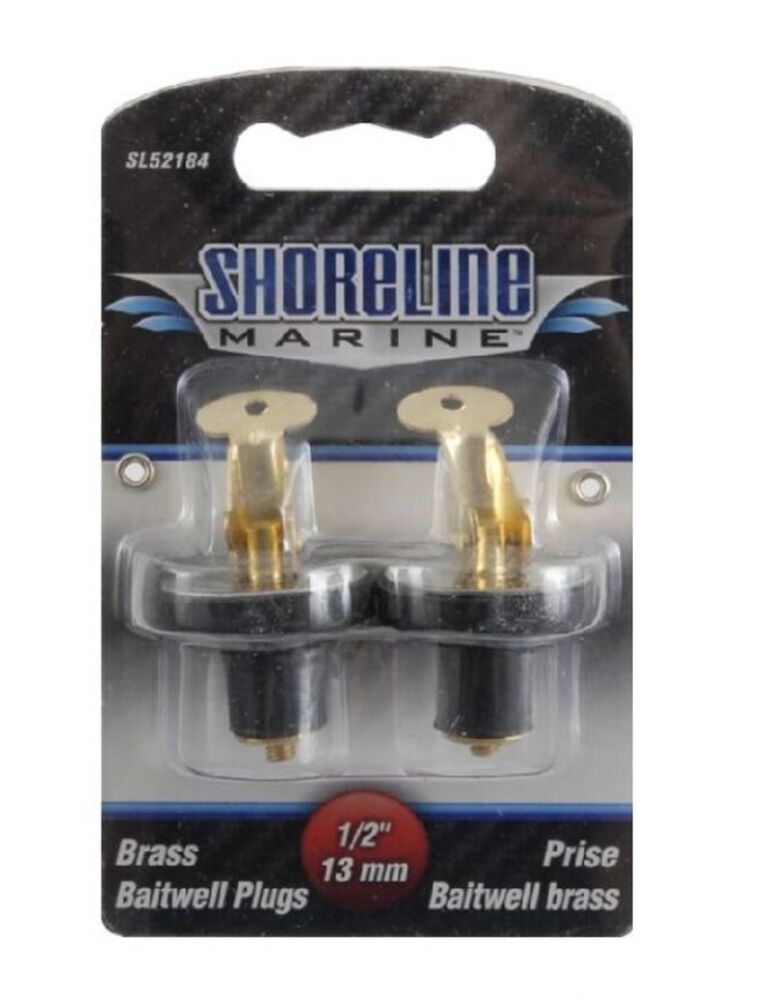 image of 1/2-in Brass Baitwell Plug, 2 pack