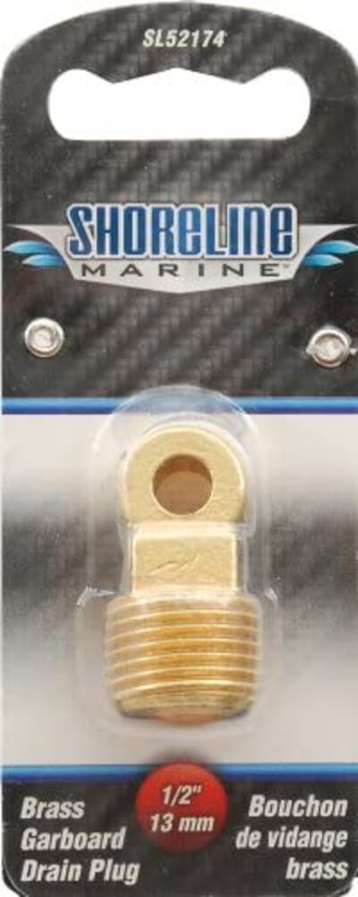image of 1/2-in Brass Garboard Drain Plug