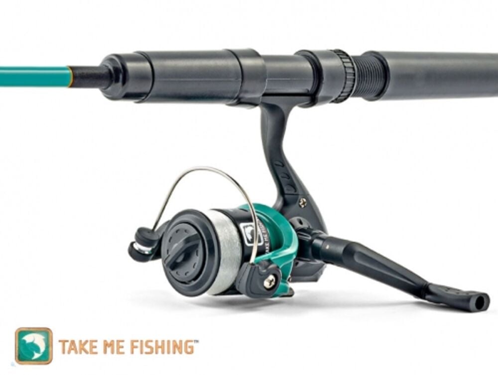 image of Take Me Fishing 4-ft-6-in Spinning Rod & Reel Combo