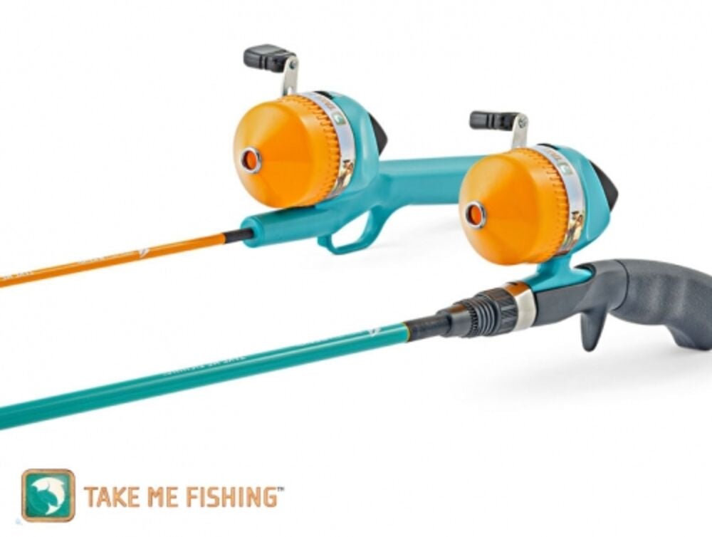 image of Take Me Fishing Spincast Rod & Reel Combo 2 Pack