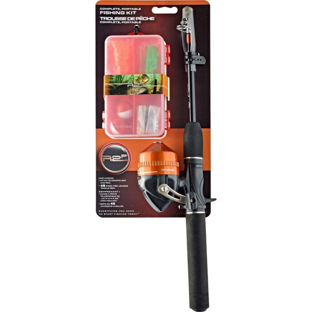 image of Telescopic Spincast Portable Fishing Kit