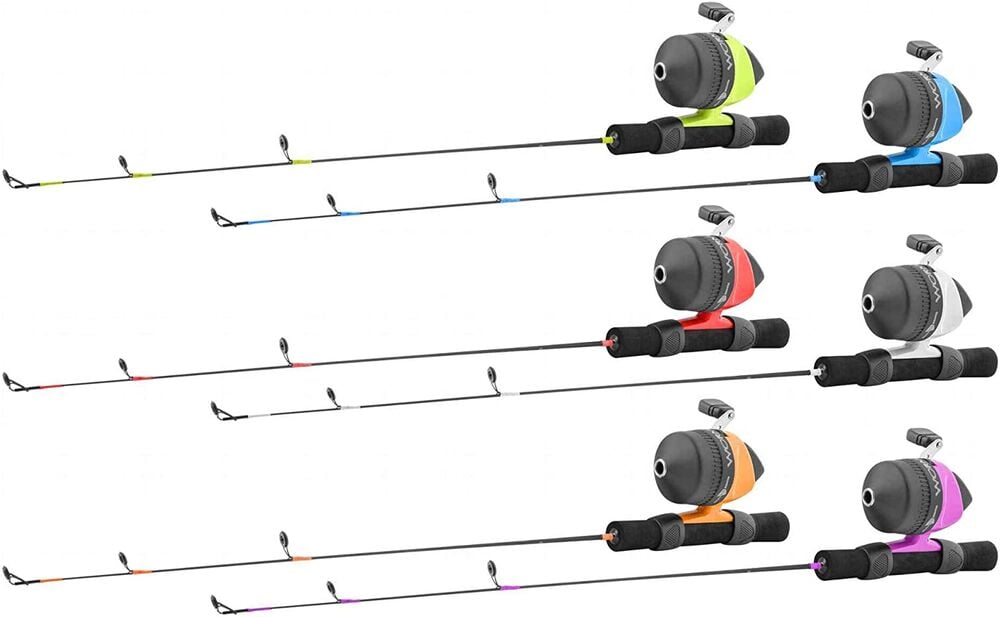 image of Worm Gear Spincast Dock Rod & Reel Combo, Color May Vary