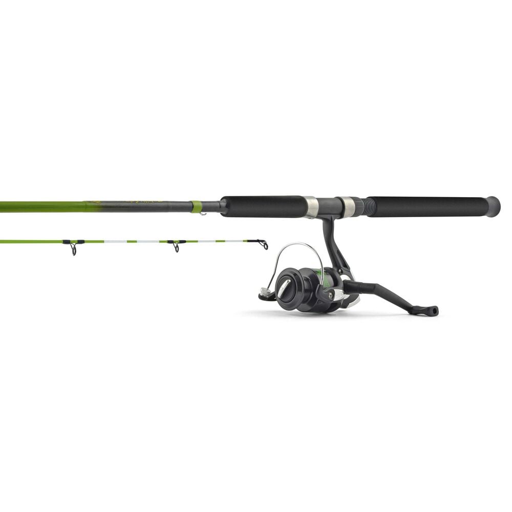image of 2-Piece 6-ft 6-in Spinning Rod & Reel Combo
