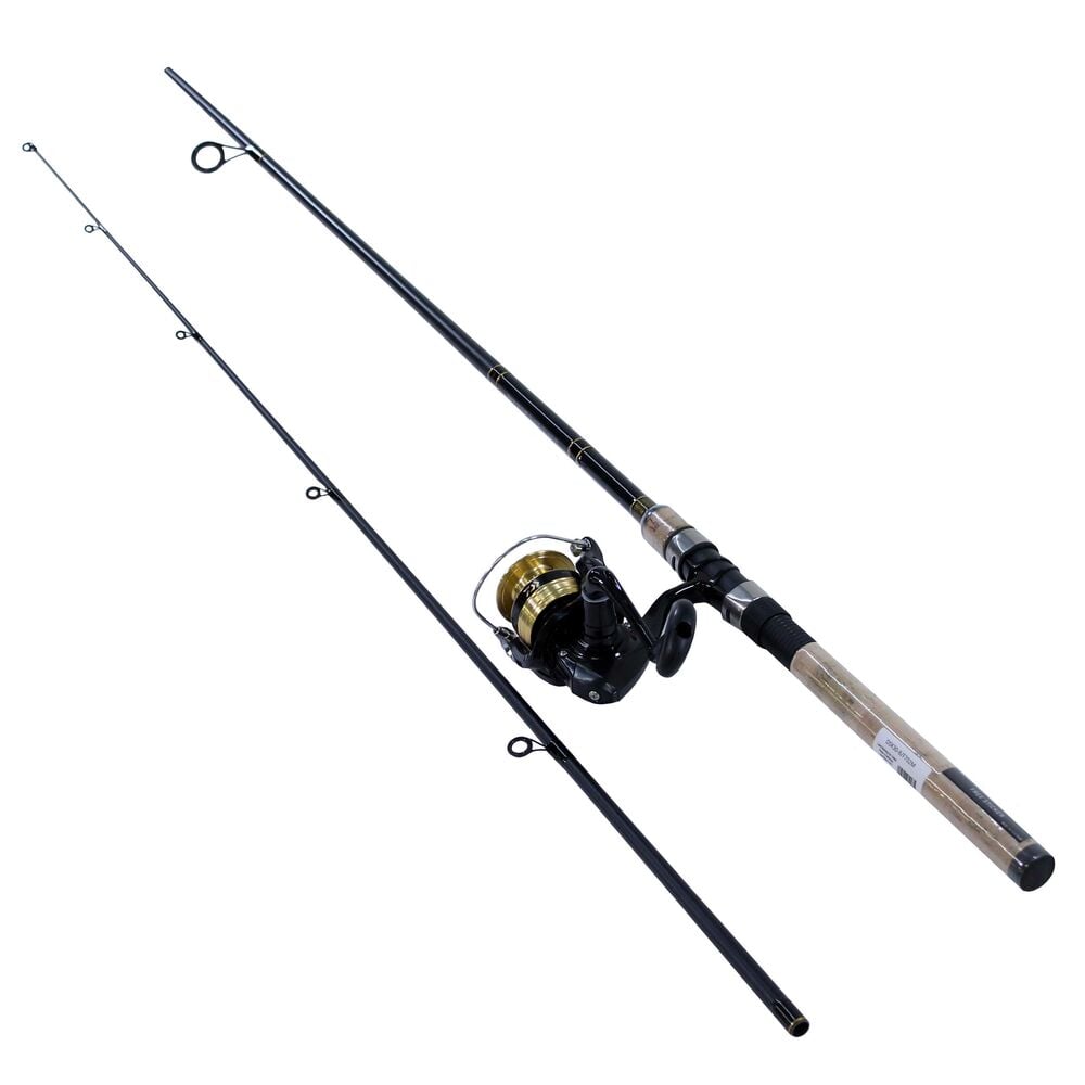 image of D-Shock 2-Piece 7-ft 30B Freshwater Spinning Rod & Reel Combo