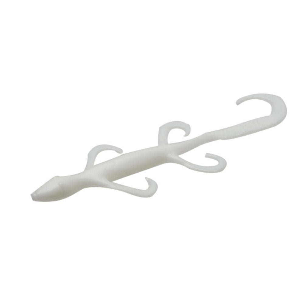 image of 6 in Lizard Fishing Lure, White, 9 pk