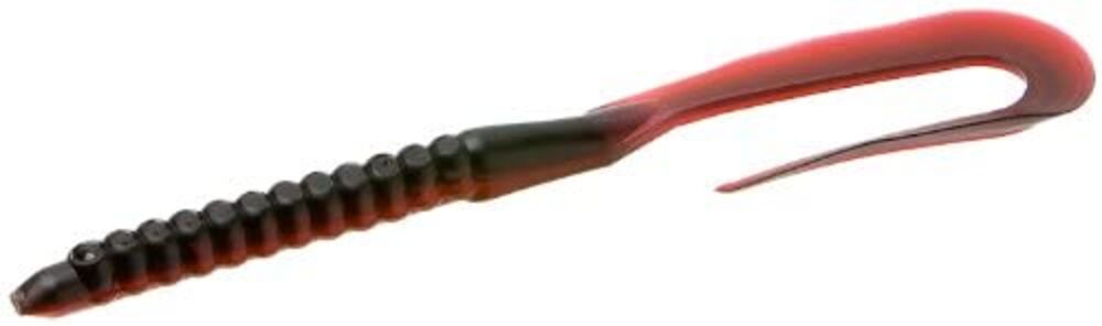 image of Red Shad U-Tail Worm, 20 pk