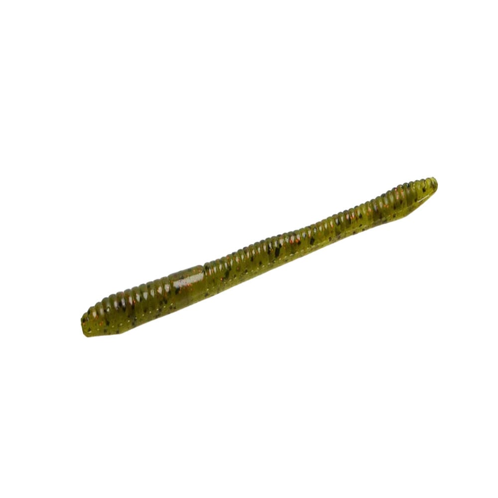 image of 4.5 in Finesse Worm Fishing Lure, Watermelon Red, 20 pk